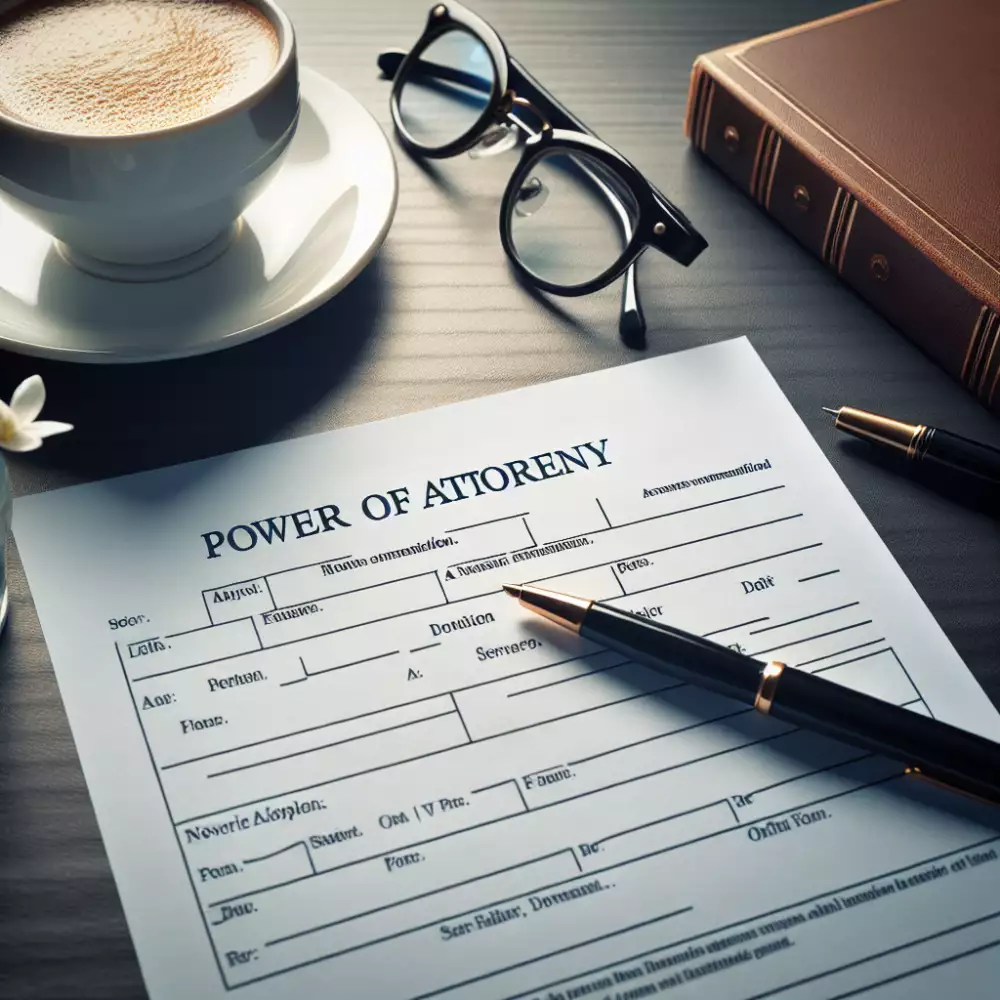 formulář na plnou moc