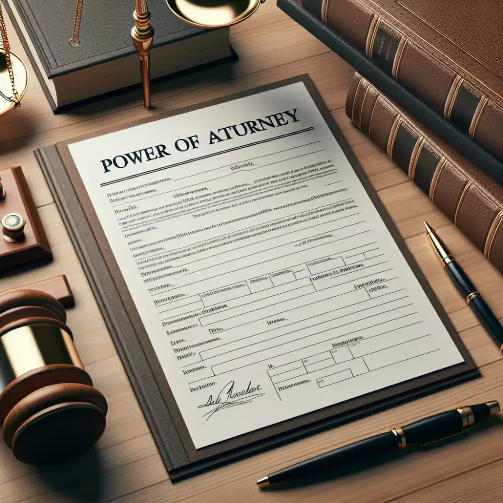 formulář na plnou moc