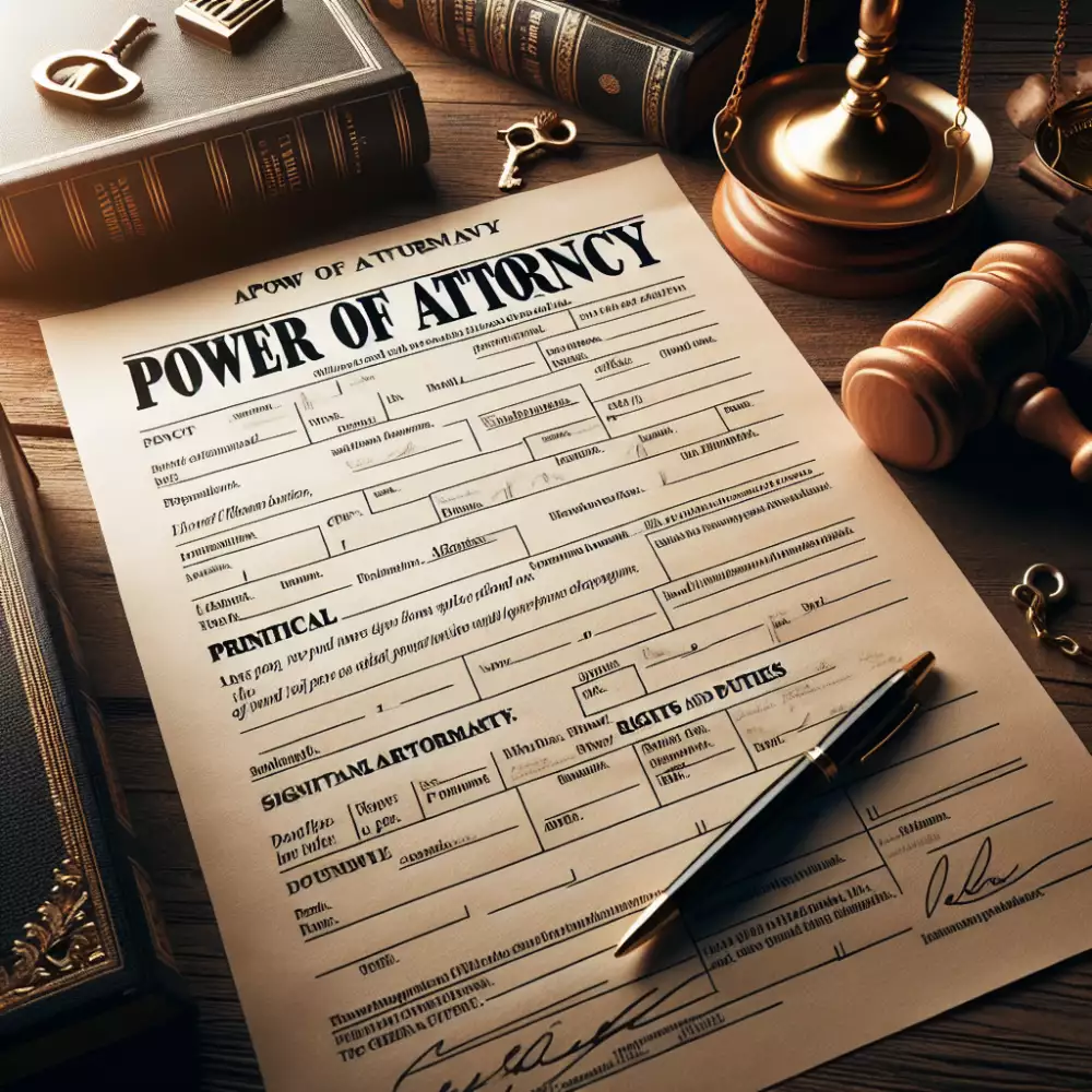 formulář na plnou moc